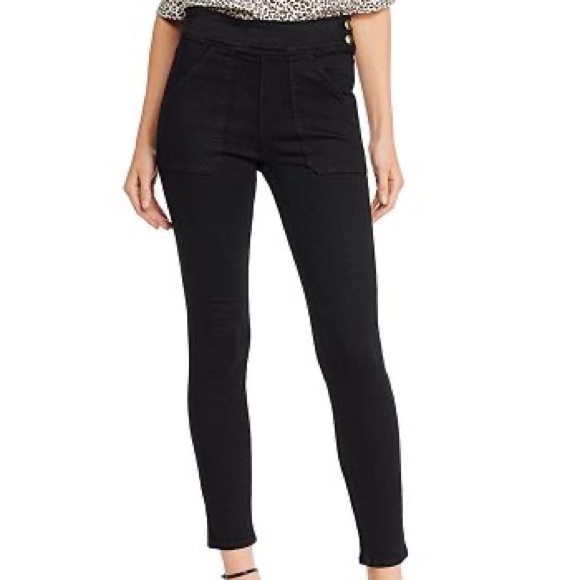 FRAME Denim Le Francoise Jeans in Film Noir - Picture 1 of 14